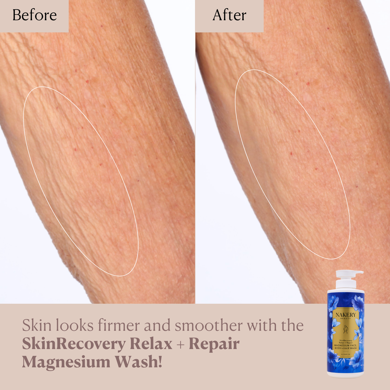 SkinRecovery Relax + Repair Magnesium Face, Body, & Hair Wash