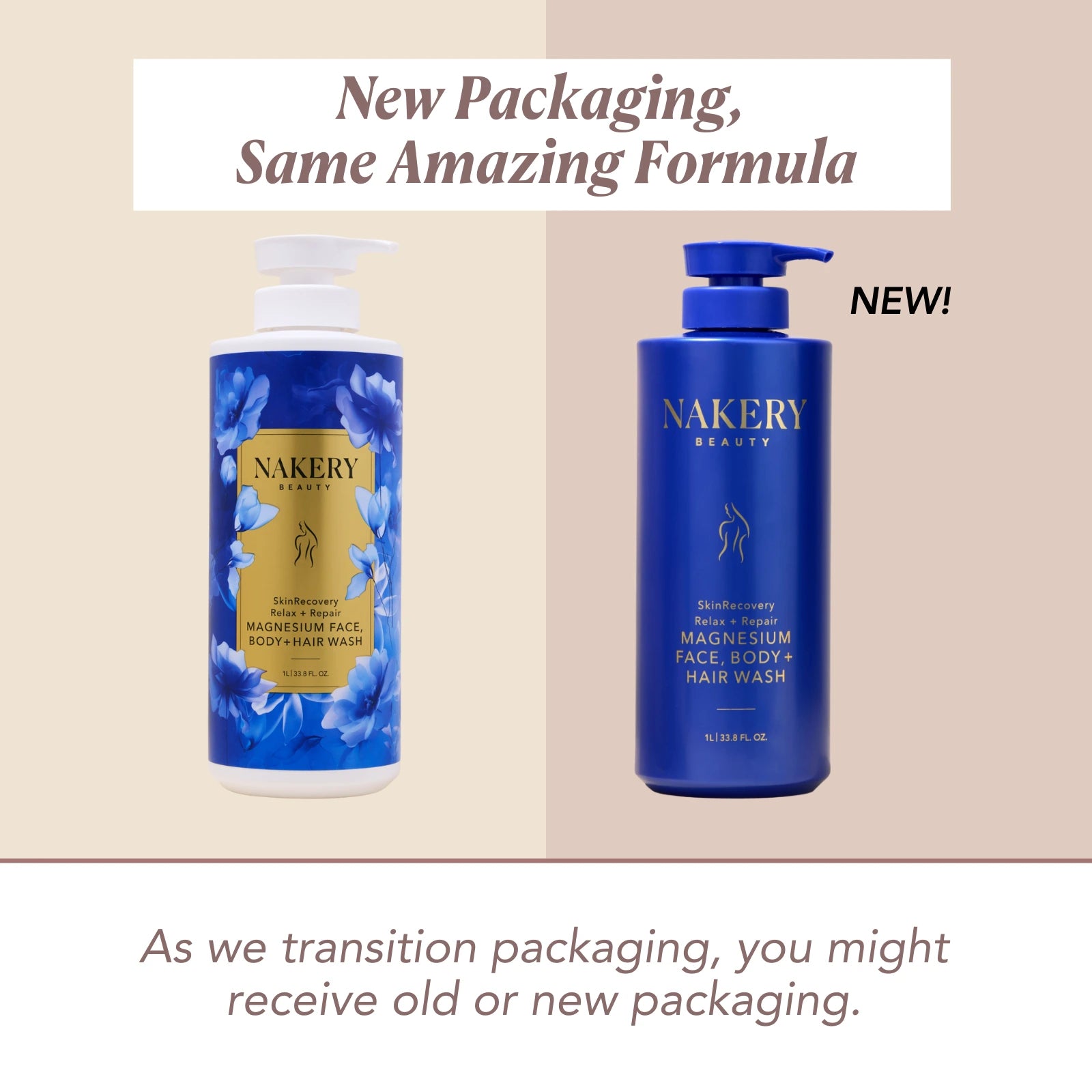 SkinRecovery Relax + Repair Magnesium Face, Body, & Hair Wash