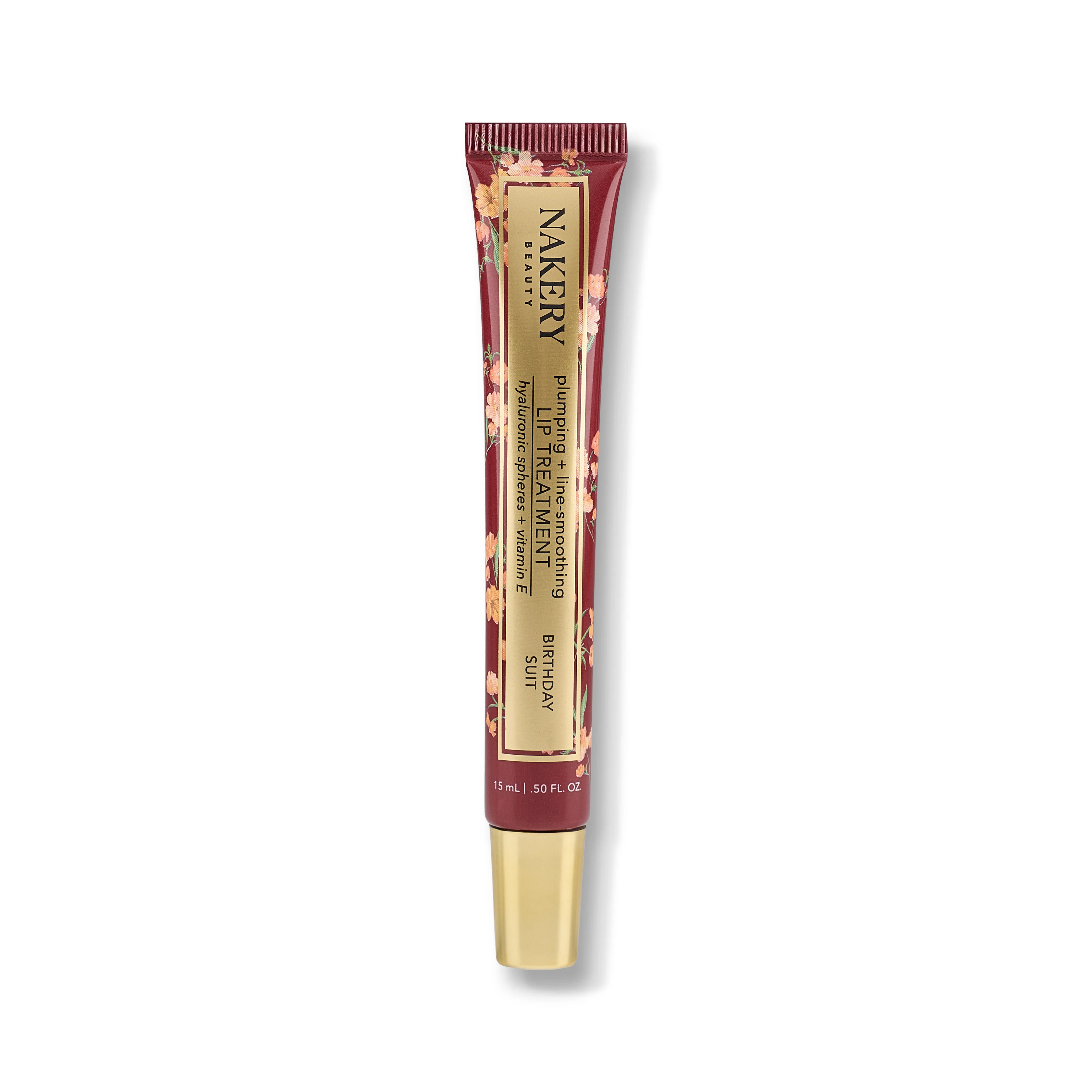 Lip Treatment 15ml in Birthday Suit, a nourishing lip treatment designed to hydrate, smooth, and soften lips for a naturally healthy-looking finish.