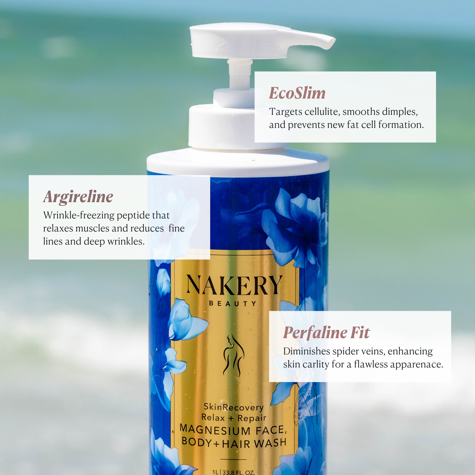 SkinRecovery Relax + Repair Magnesium Face, Body, & Hair Wash