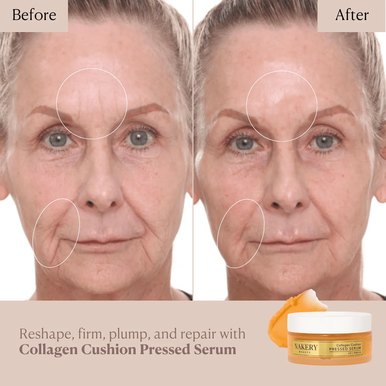 Collagen Cushion Pressed Serum - Nakery Beauty