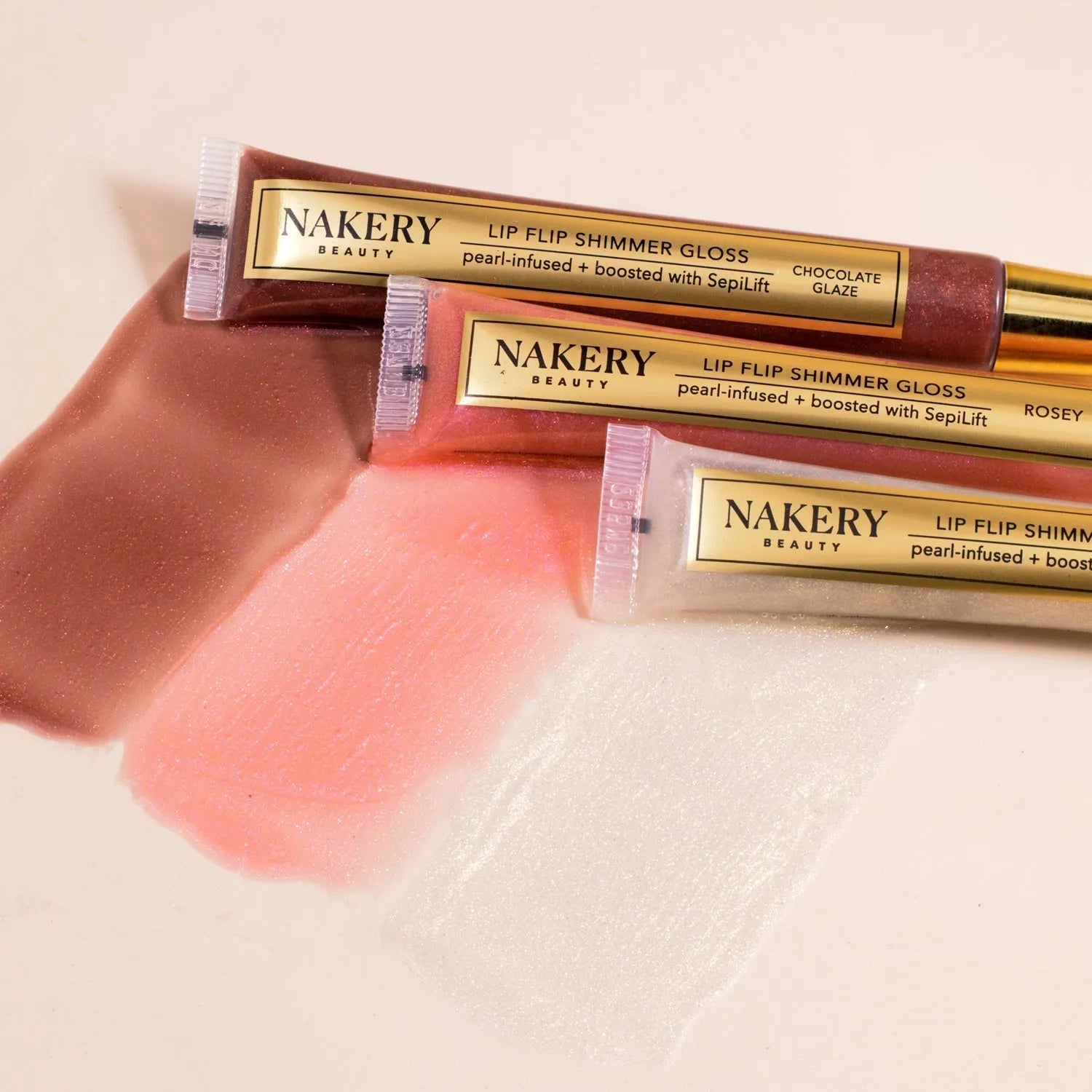Lip Flip Shimmer Gloss Bundle - Nakery Beauty