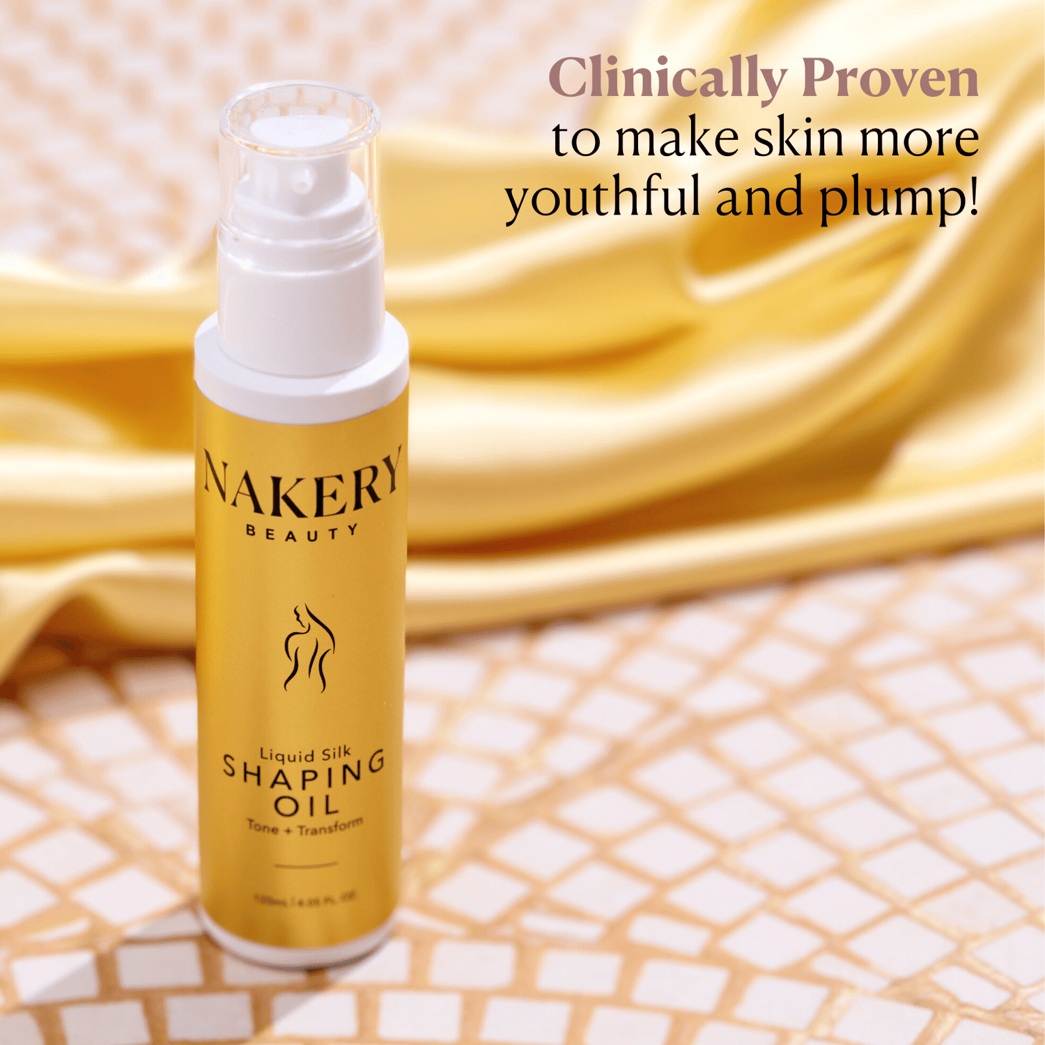 Liquid Silk Shaping Body Oil - Nakery Beauty