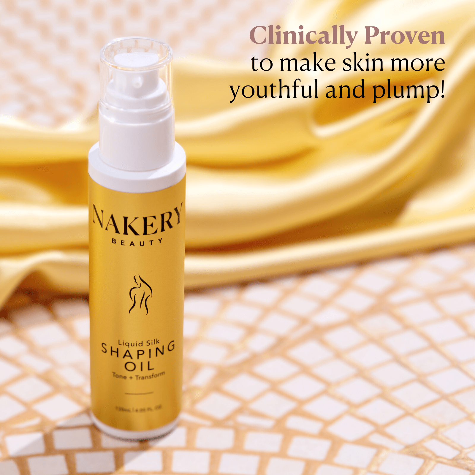 Liquid Silk Shaping Body Oil - Nakery Beauty