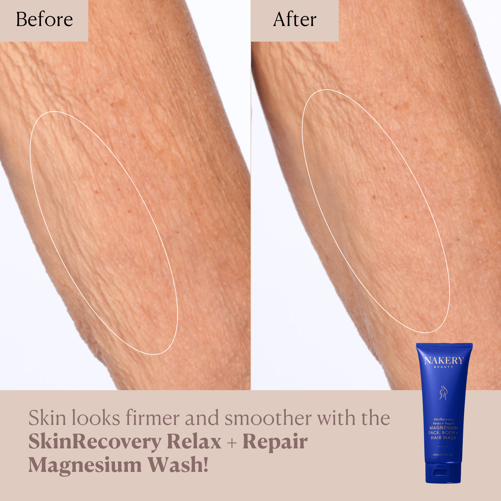 SkinRecovery Relax + Repair Magnesium Face, Body, & Hair Wash - 200ML