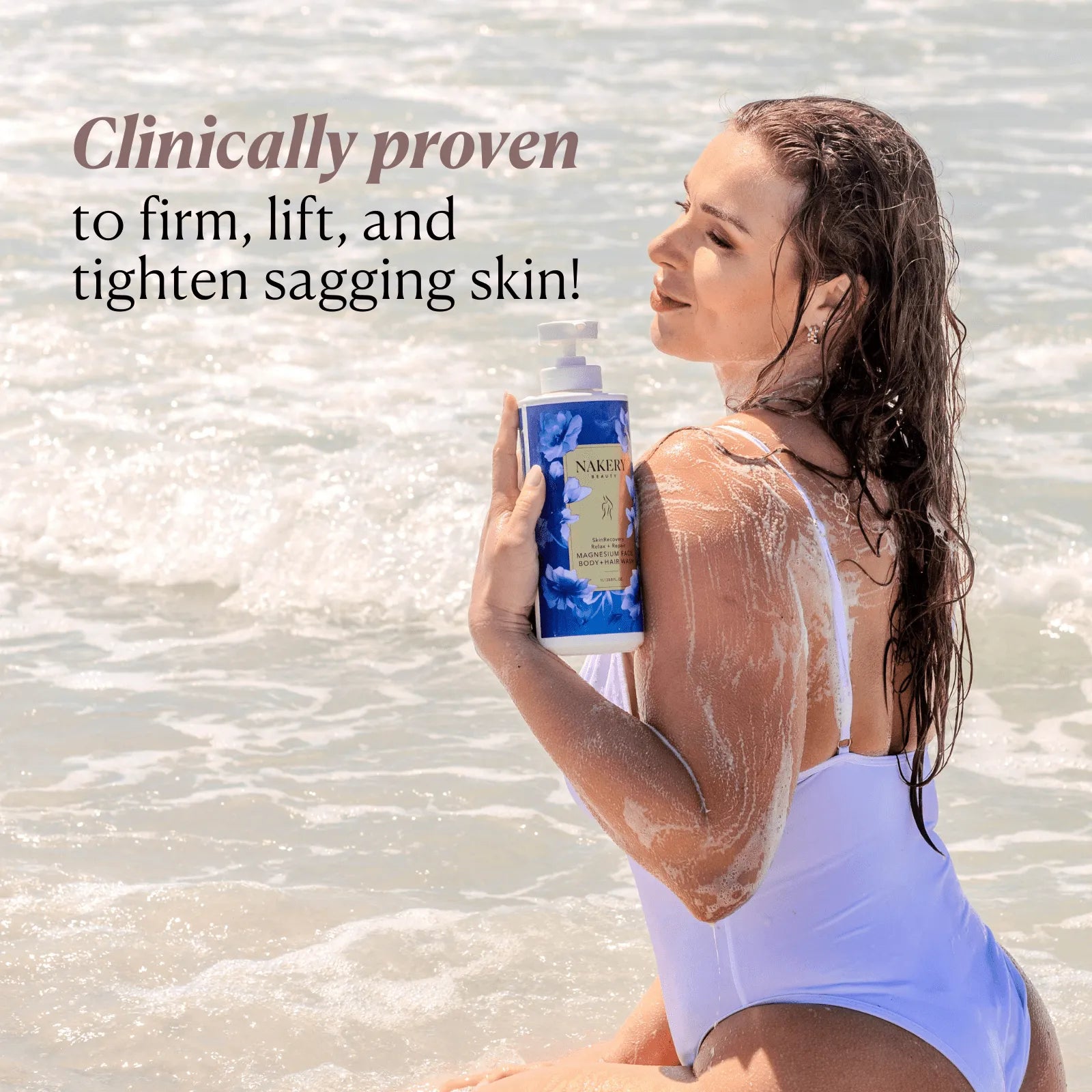 SkinRecovery Relax + Repair Magnesium Face, Body, & Hair Wash - Nakery Beauty