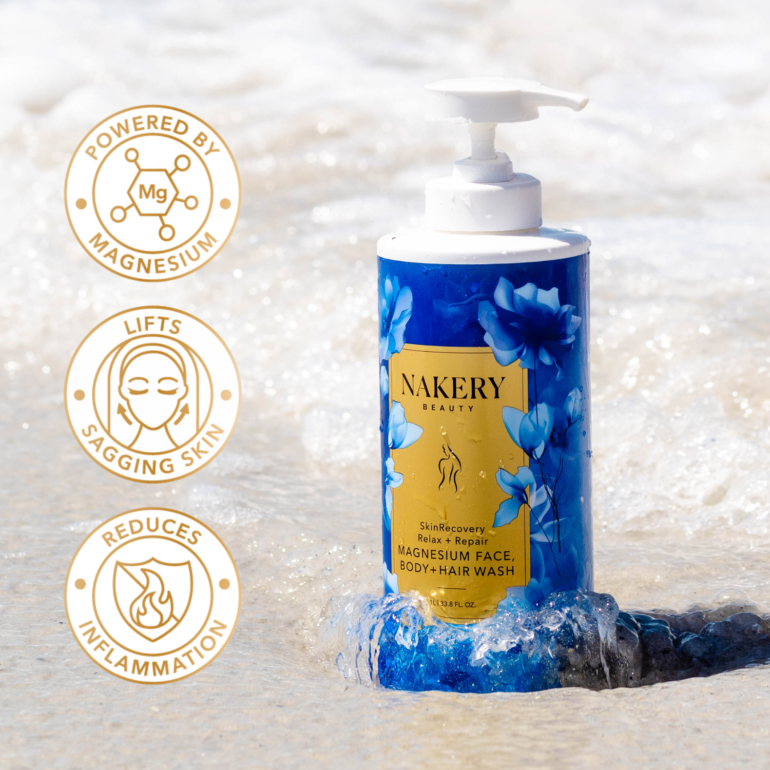 SkinRecovery Relax + Repair Magnesium Face, Body, &amp; Hair Wash