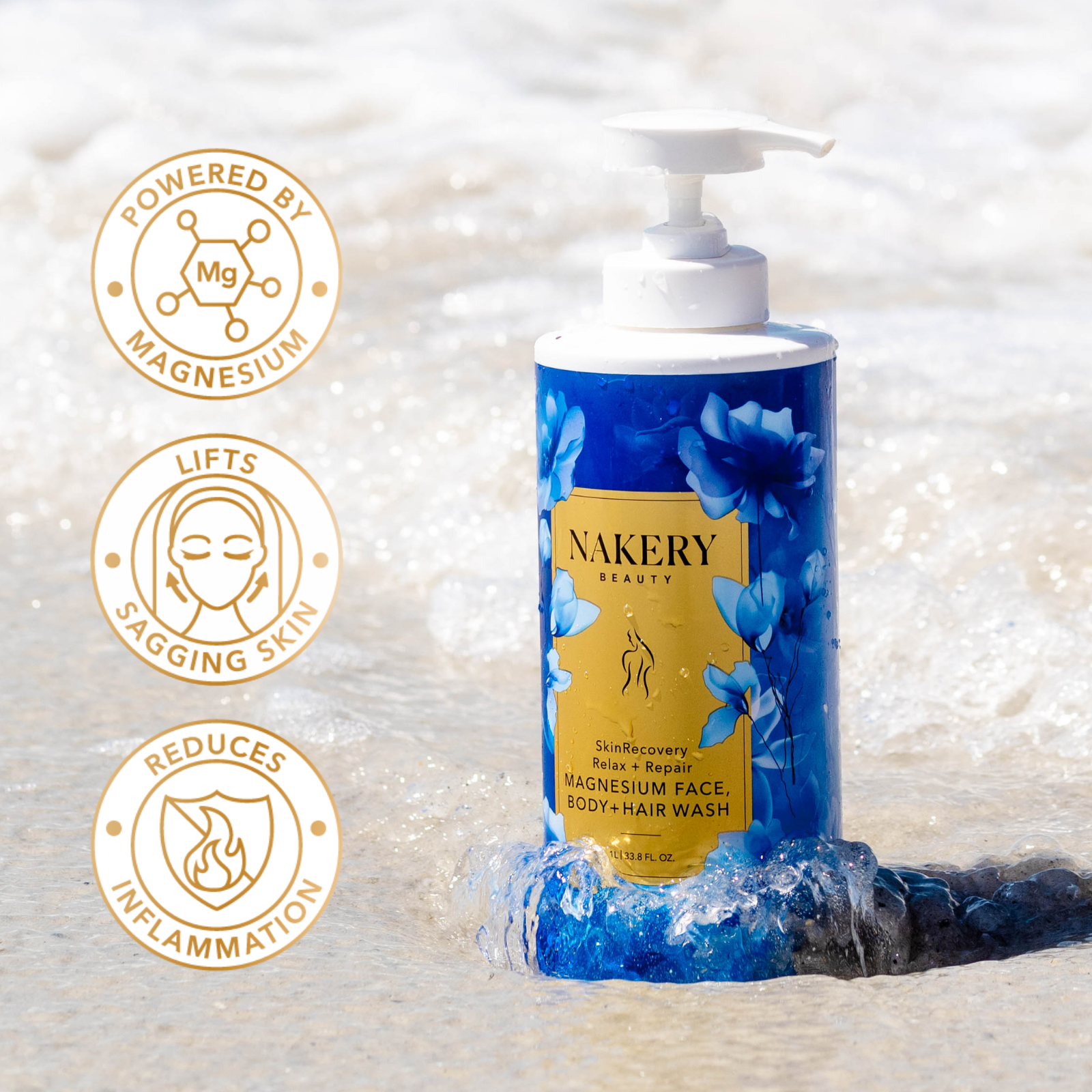 SkinRecovery Relax + Repair Magnesium Face, Body, &amp; Hair Wash