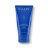 A blue squeeze tube of NAKERY BEAUTY Clear The Air Seasonal Balm, featuring white text and a small white line-art graphic of a face and neck, set against a clean white background with a soft shadow.