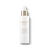 A white skincare bottle with a gold collar and white dropper cap &