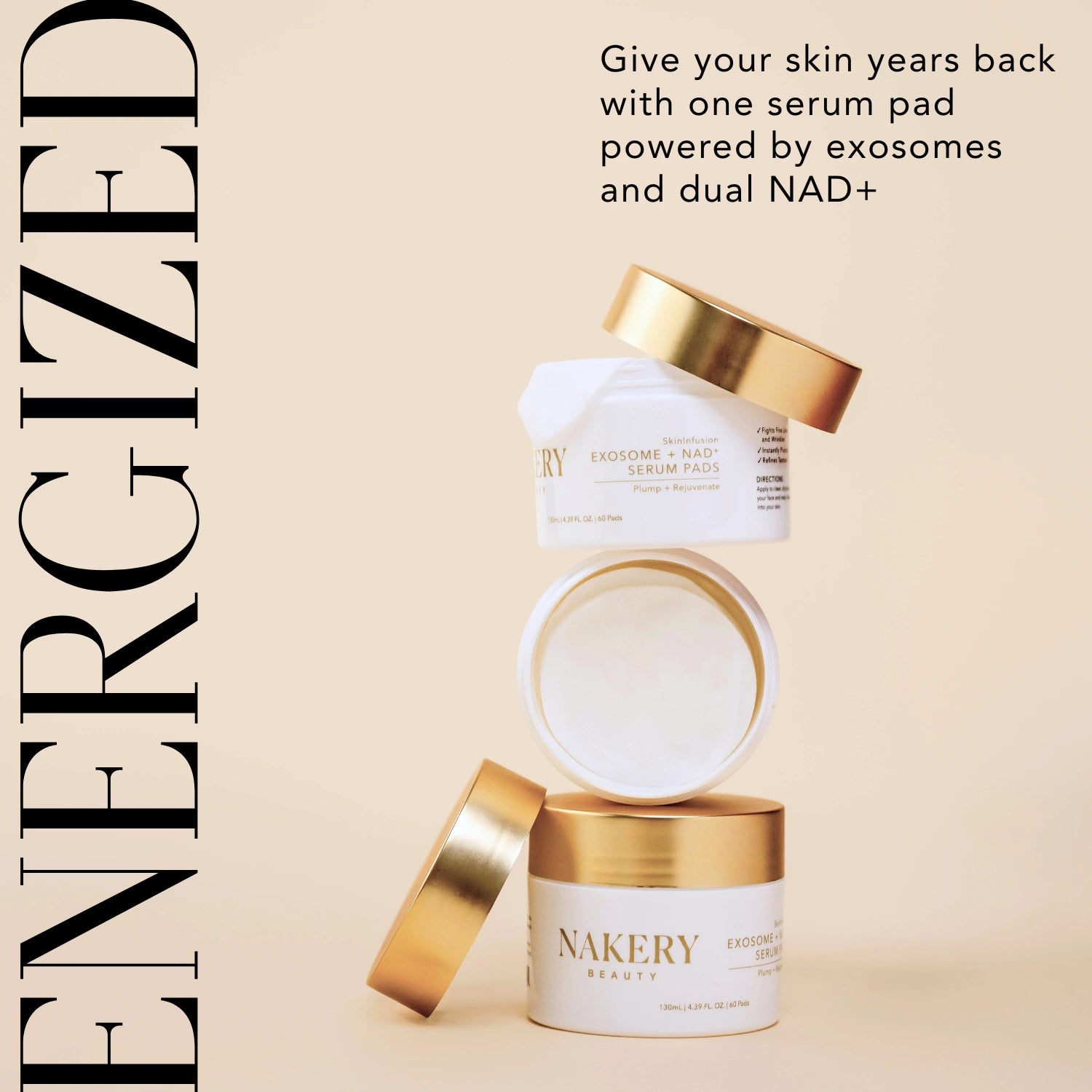 SkinInfusion Exosome + NAD+ Serum Pads