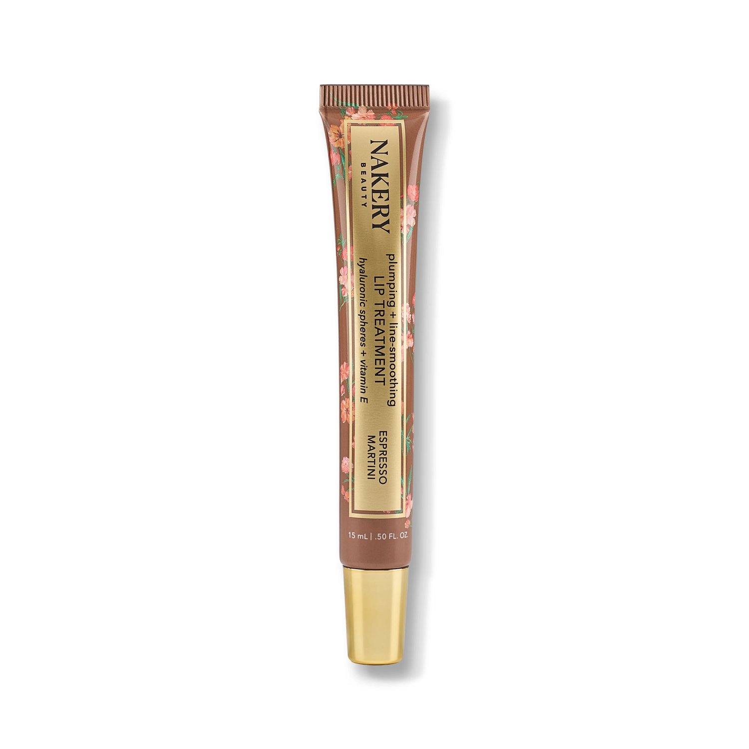 Lip Treatment 15ml in Espresso Martini with white shadow, a nourishing lip care treatment designed to moisturize, smooth, and soften dry lips.