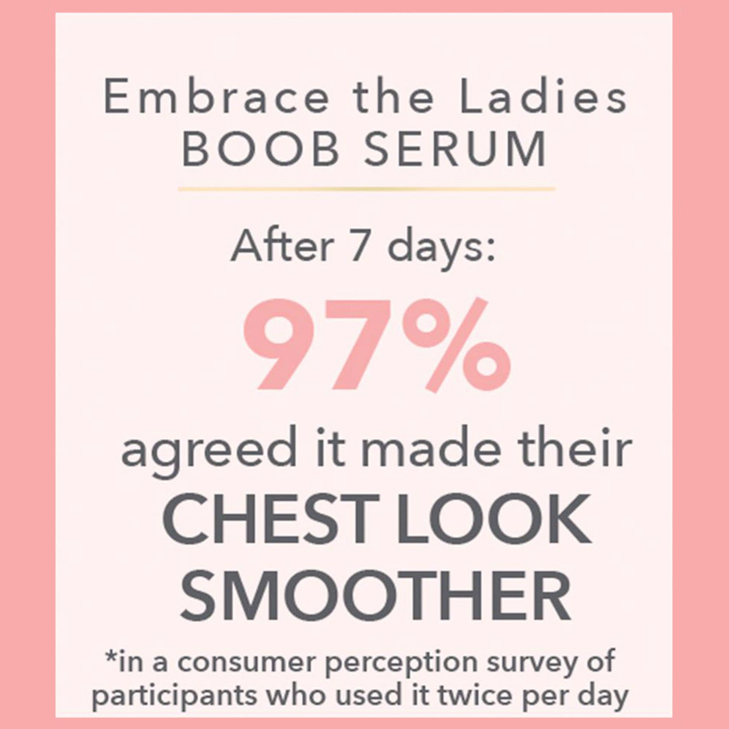 Embrace the Ladies Concentrated Firming Neck, Dec &amp; Boob Serum