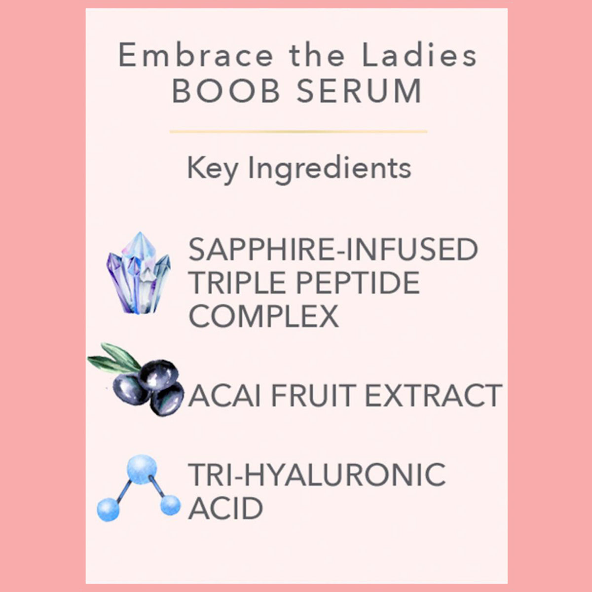 Embrace the Ladies Concentrated Firming Neck, Dec & Boob Serum