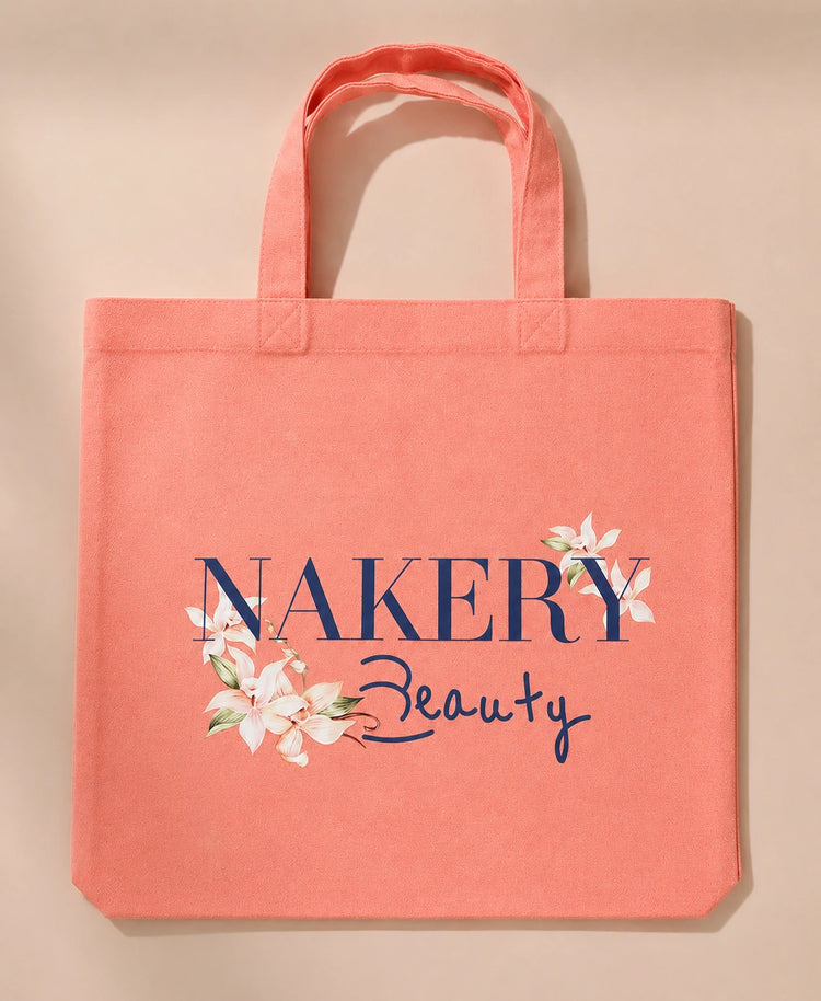 Peach Tote Bag