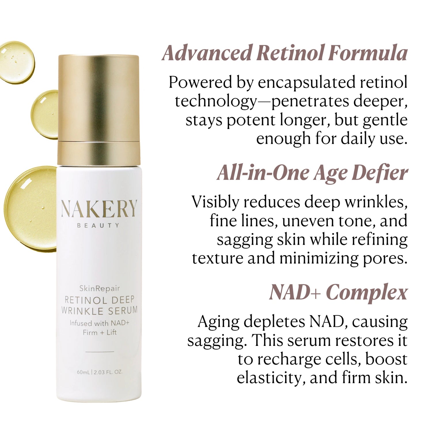 SkinRepair Retinol Deep Wrinkle Serum – Firming & Smoothing SkinRepair Retinol Deep Wrinkle Serum – Firming & Smoothing