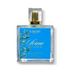 NAKERY BEAUTY Serene SKIN & HAIR PERFUME, decorated with blue-green botanical illustrations, on a white background.