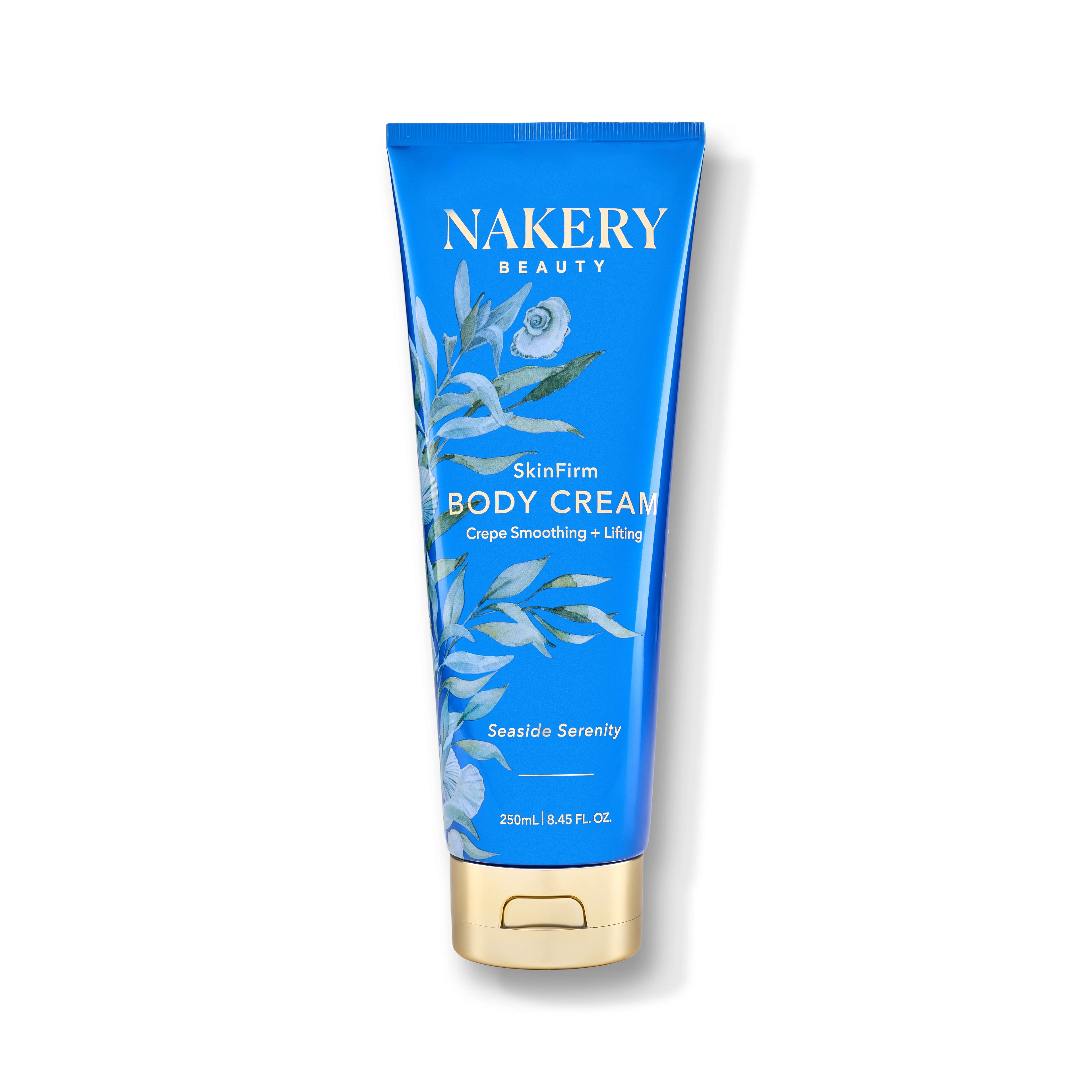 SkinFirm Body Cream Seaside Serenity 250ml, a moisturizing body cream designed to hydrate, nourish, and leave skin feeling soft, smooth, and refreshed.