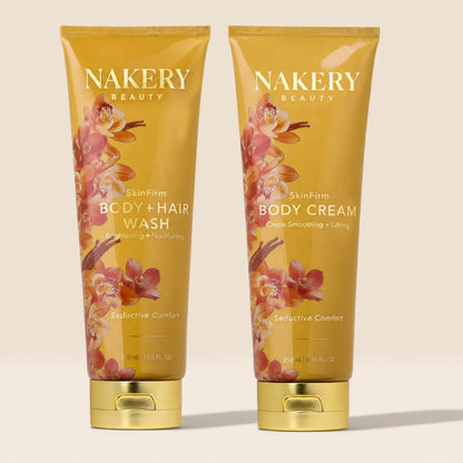 SkinFirm Body + Hair Wash and Body Cream Duo