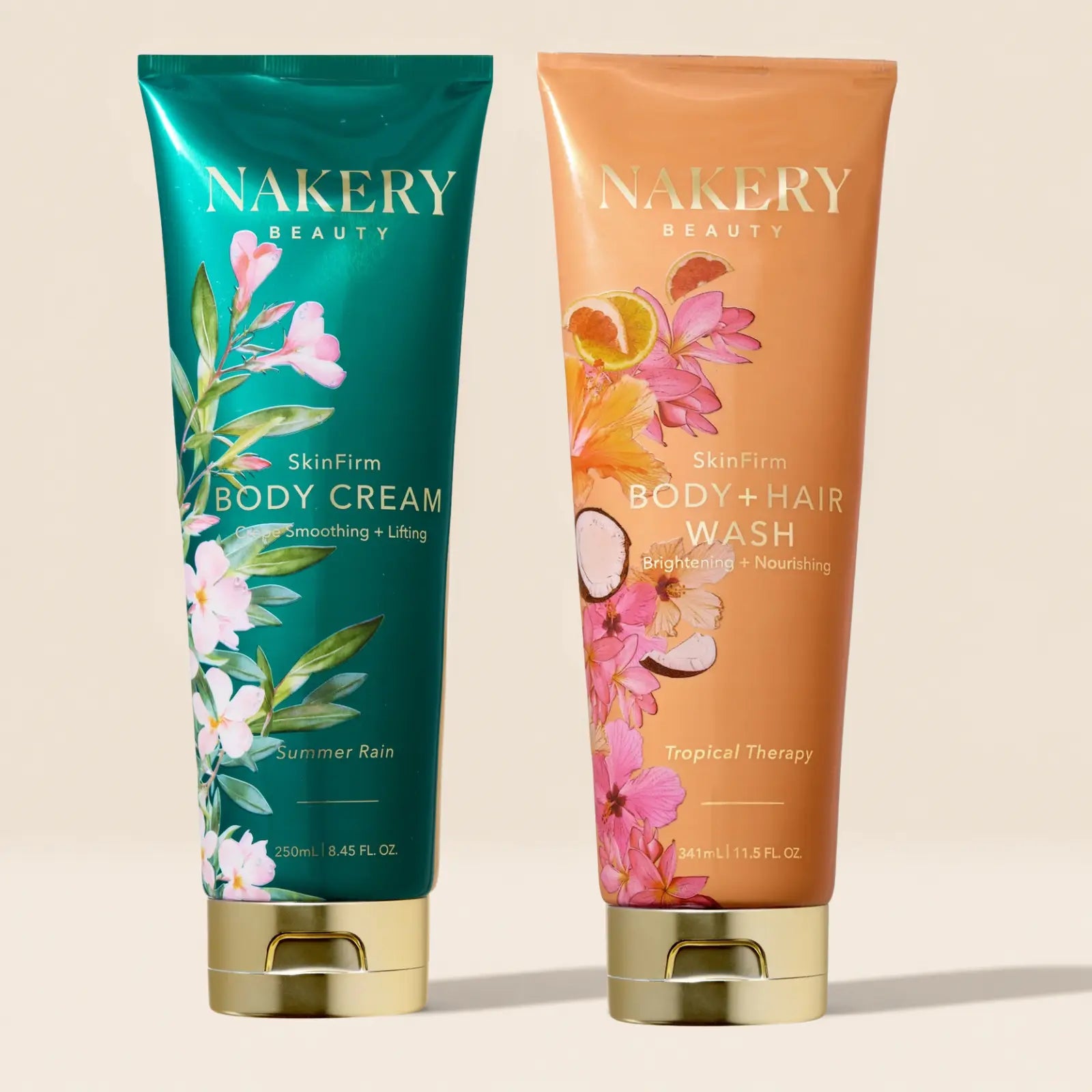 SkinFirm Body + Hair Wash and Body Cream Duo