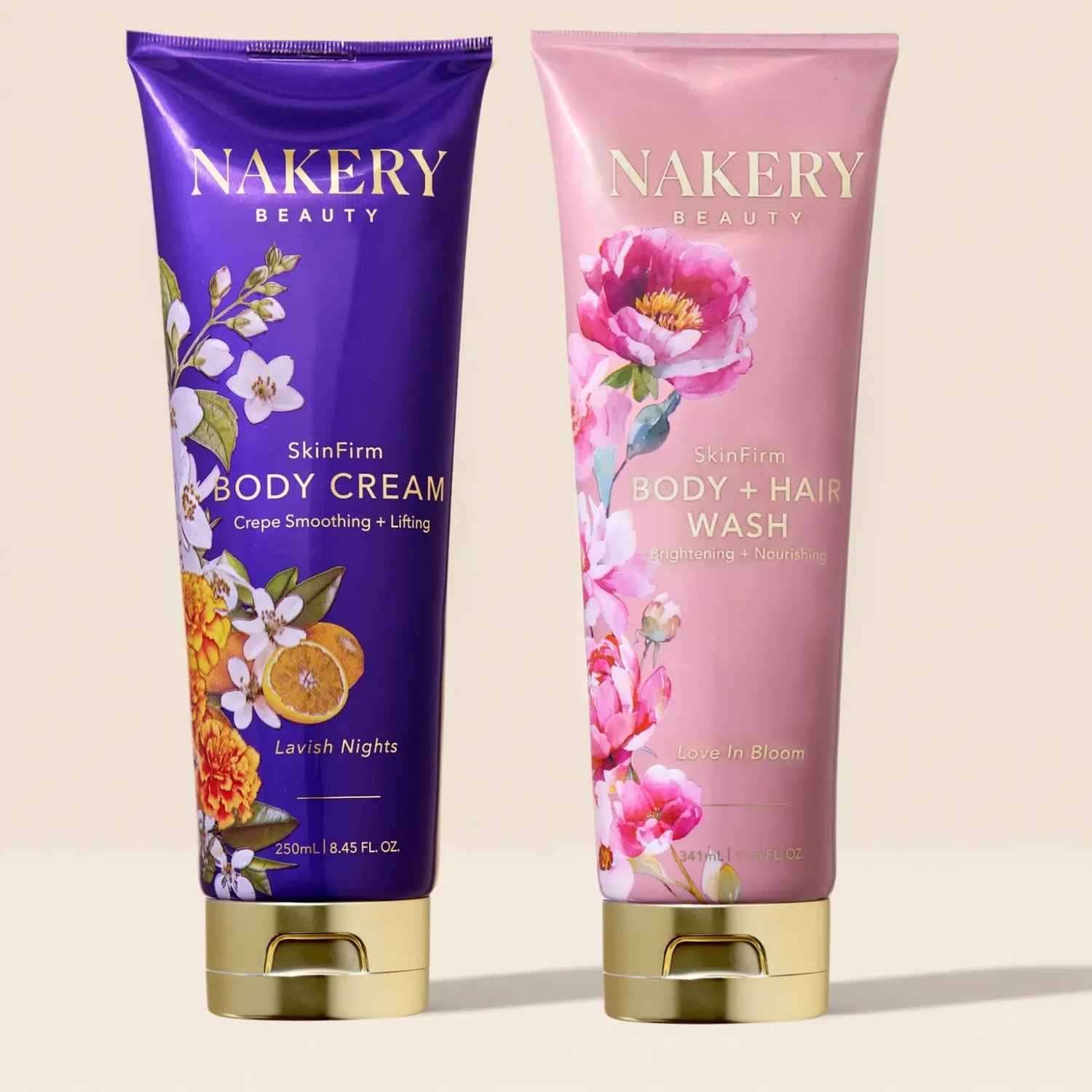SkinFirm Body + Hair Wash and Body Cream Duo