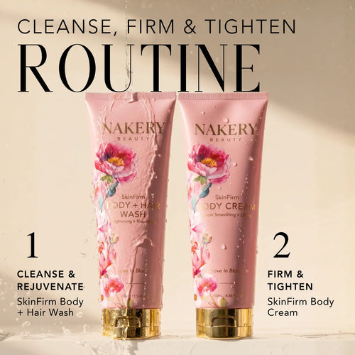 SkinFirm Body + Hair Wash and Body Cream Duo