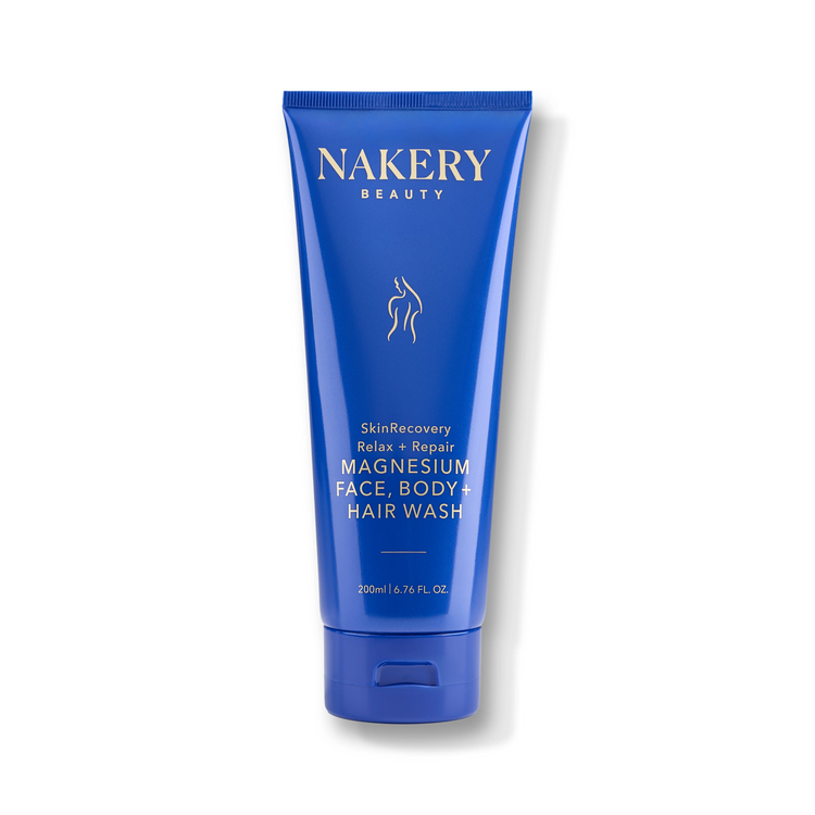 SkinRecovery Magnesium Face and Body Wash 200ml, a gentle cleansing formula designed to refresh and cleanse the face and body while leaving skin feeling soft and revitalized.
