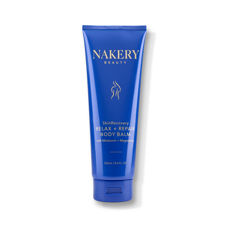SkinRecovery Relax Repair 250ml, a restorative body care formula designed to soothe, nourish, and leave skin feeling refreshed and revitalized.
