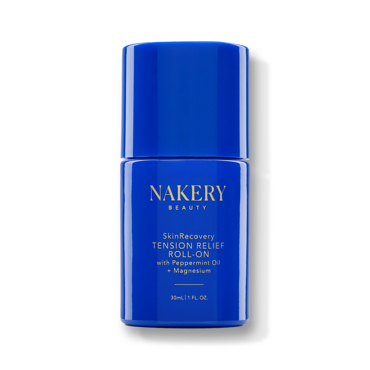 SkinRecovery Tension Relief Roll-On 30ml, a convenient topical roll-on designed to provide soothing comfort and targeted relief for tense, tired areas.