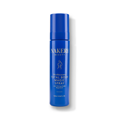 SkinRecovery Total Body Magic Spray 120ml, a refreshing body care spray designed to soothe, hydrate, and revitalize the skin for an energized feel.