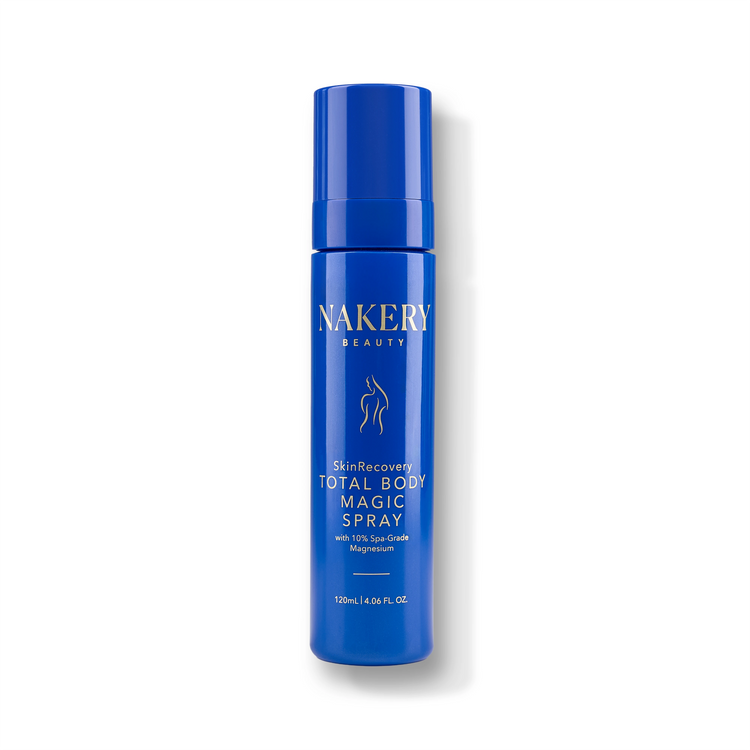 SkinRecovery Total Body Magic Spray 120ml, a refreshing body care spray designed to soothe, hydrate, and revitalize the skin for an energized feel.