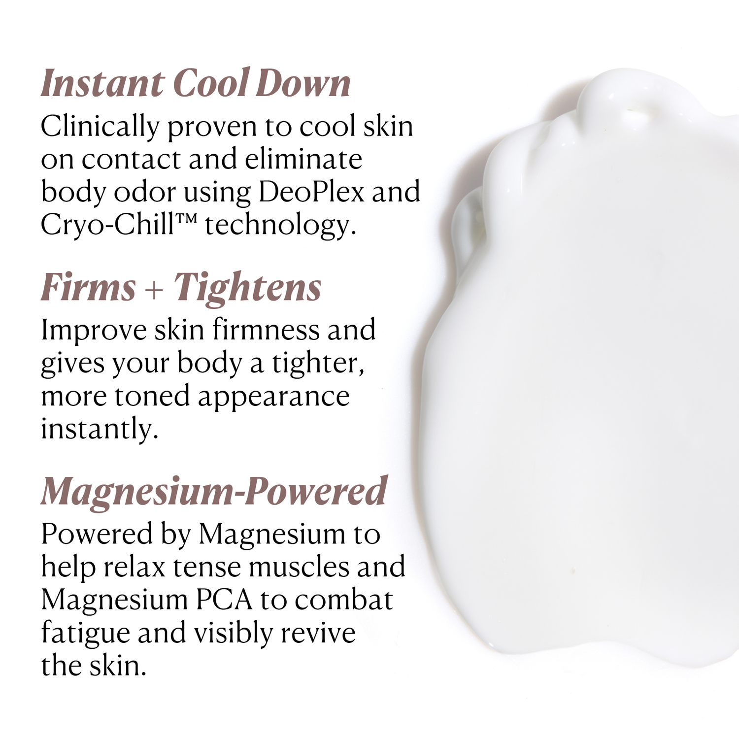 SkinRecovery Cool + Energize Body Cream