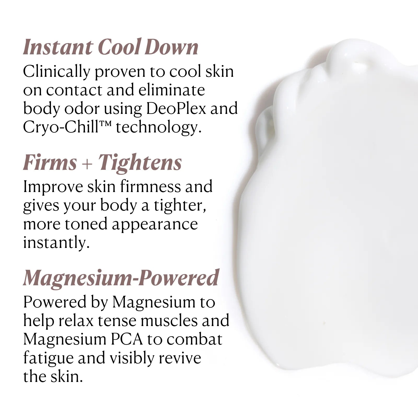 SkinRecovery Cool + Energize Body Cream