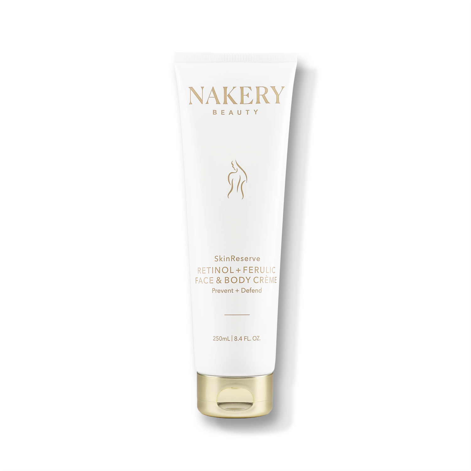 SkinReserve Retinol Ferulic Face and Body 250ml, a skincare treatment formulated with retinol and ferulic acid to help smooth, refine, and improve the appearance of face and body skin.