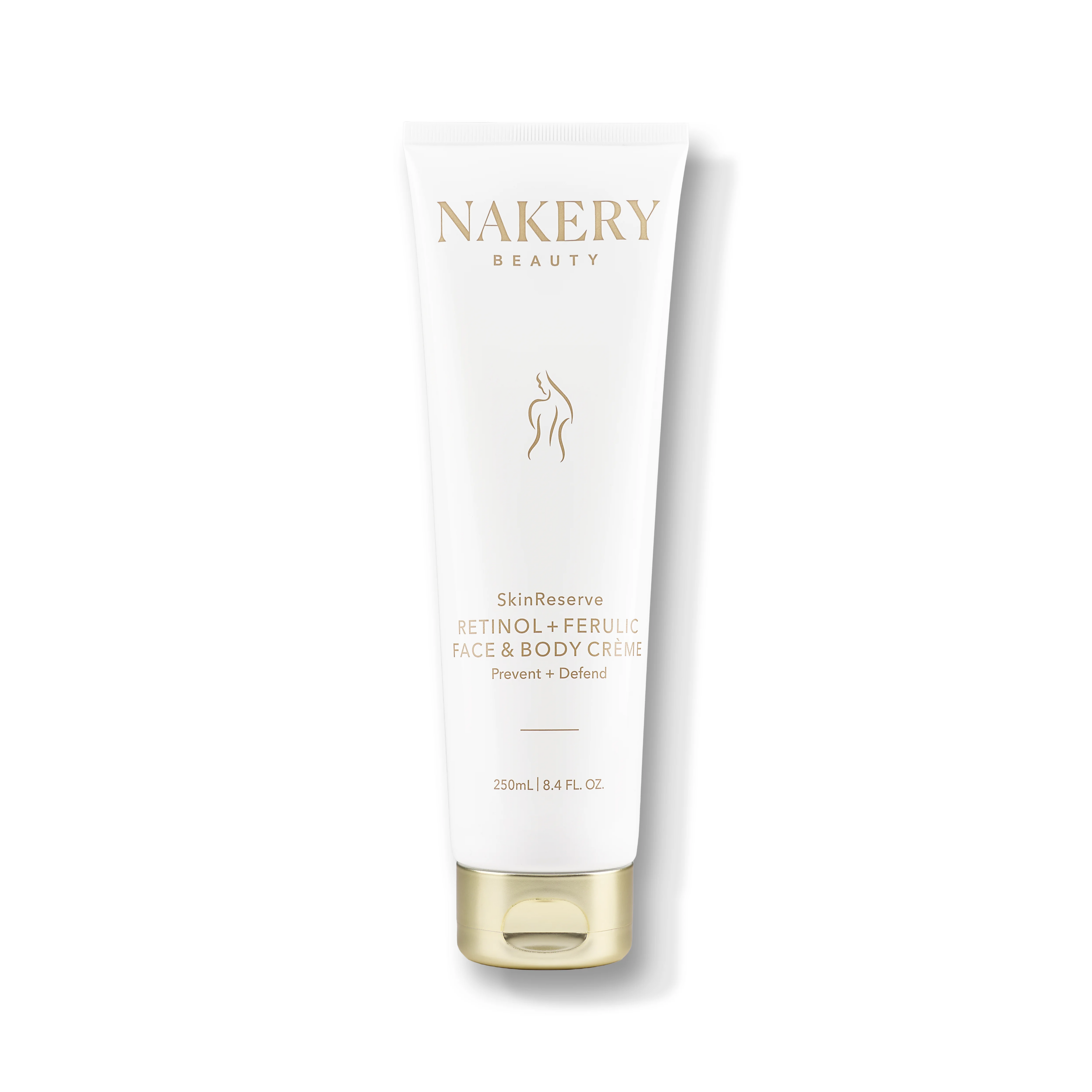 SkinReserve Retinol Ferulic Face and Body 250ml, a skincare treatment formulated with retinol and ferulic acid to help smooth, refine, and improve the appearance of face and body skin.