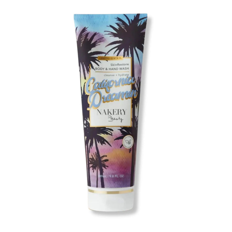 SkinRestore Body + Hand Wash – California Dreamin’, a refreshing cleansing formula designed to gently cleanse hands and body while leaving skin feeling soft, fresh, and revitalized.