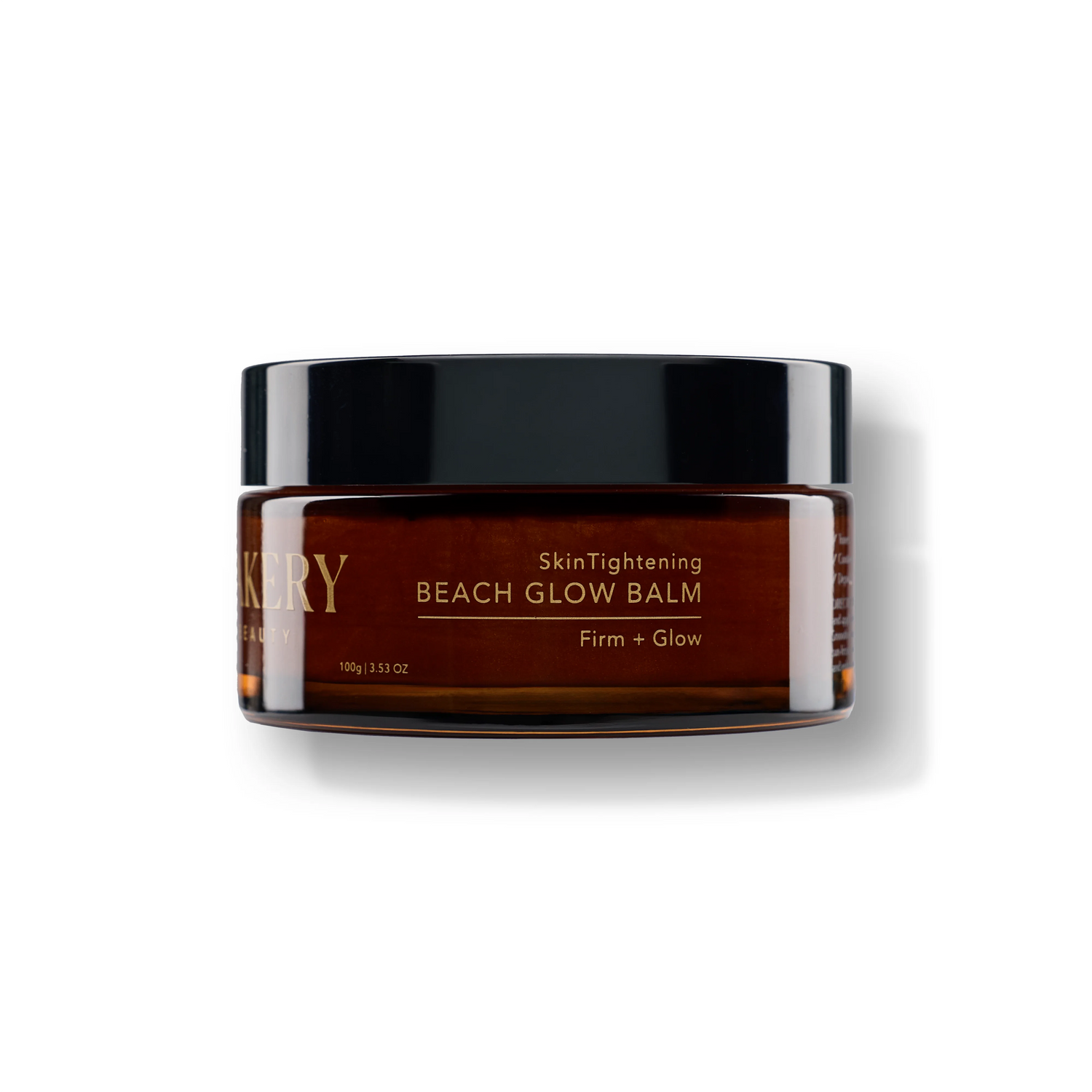Skin Tightening Beach Glow Balm 100g, a body balm designed to moisturize, smooth, and enhance skin with a radiant, beach-inspired glow.