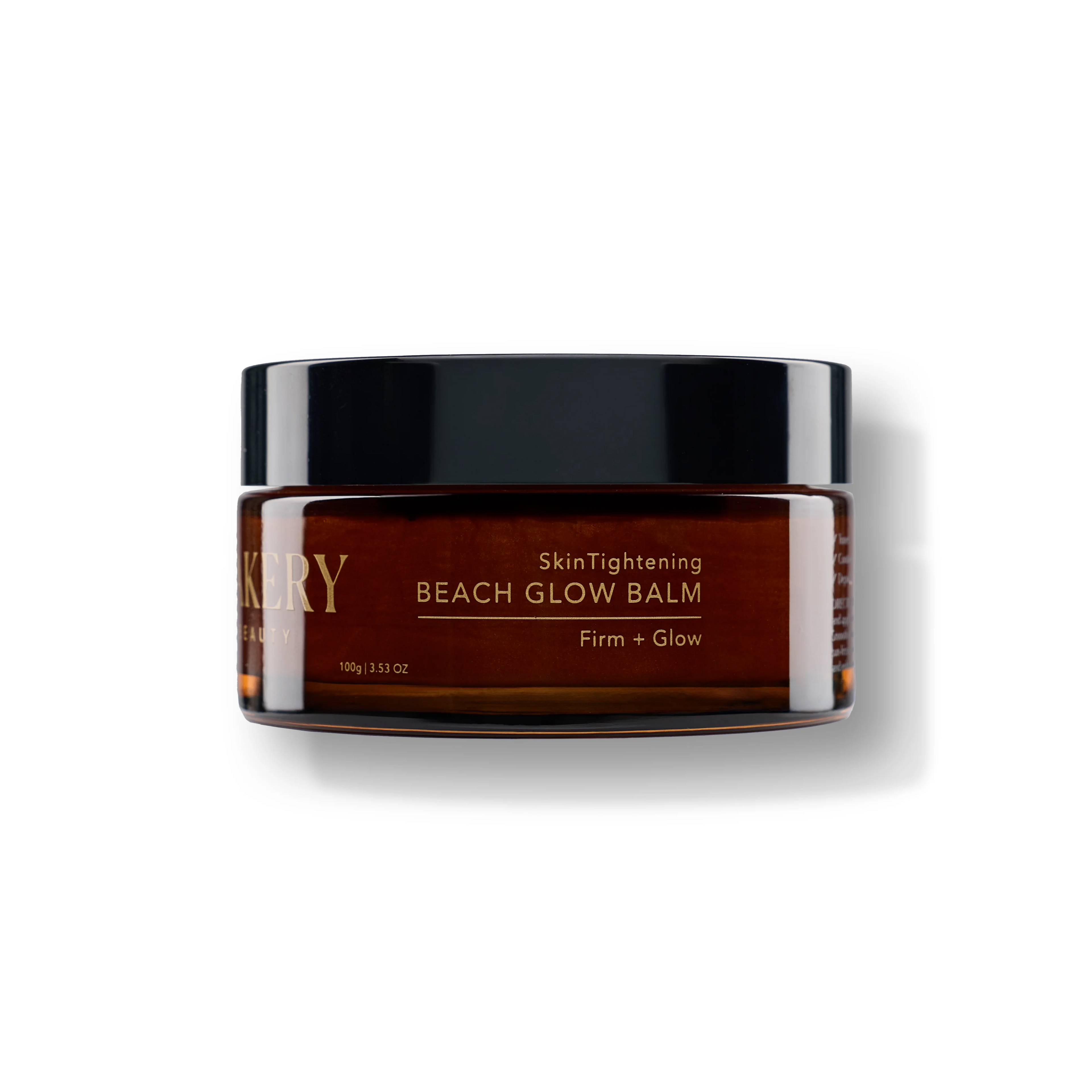 Skin Tightening Beach Glow Balm 100g, a body balm designed to moisturize, smooth, and enhance skin with a radiant, beach-inspired glow.