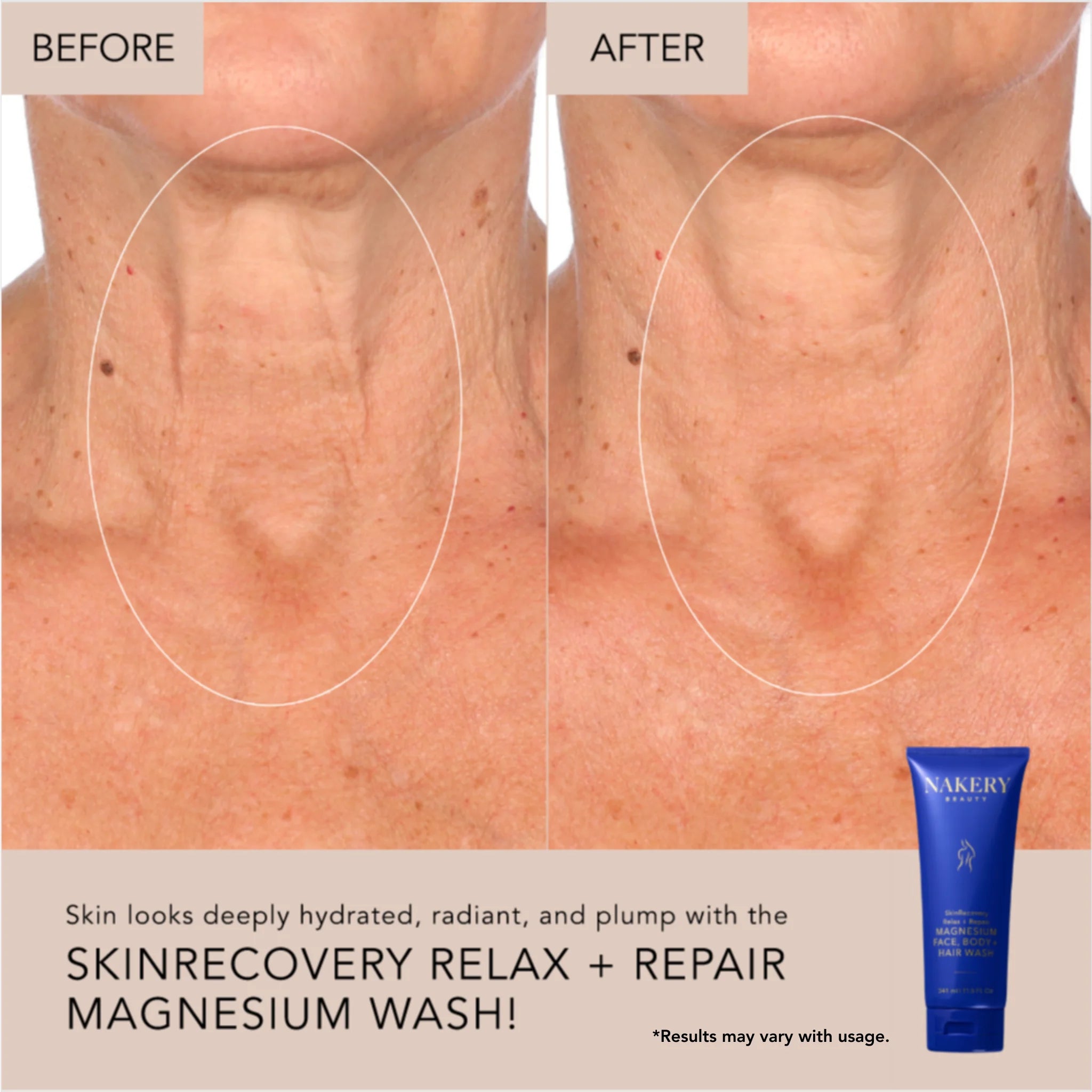 SkinRecovery Relax + Repair Magnesium Face, Body, + Hair Wash (341 mL)