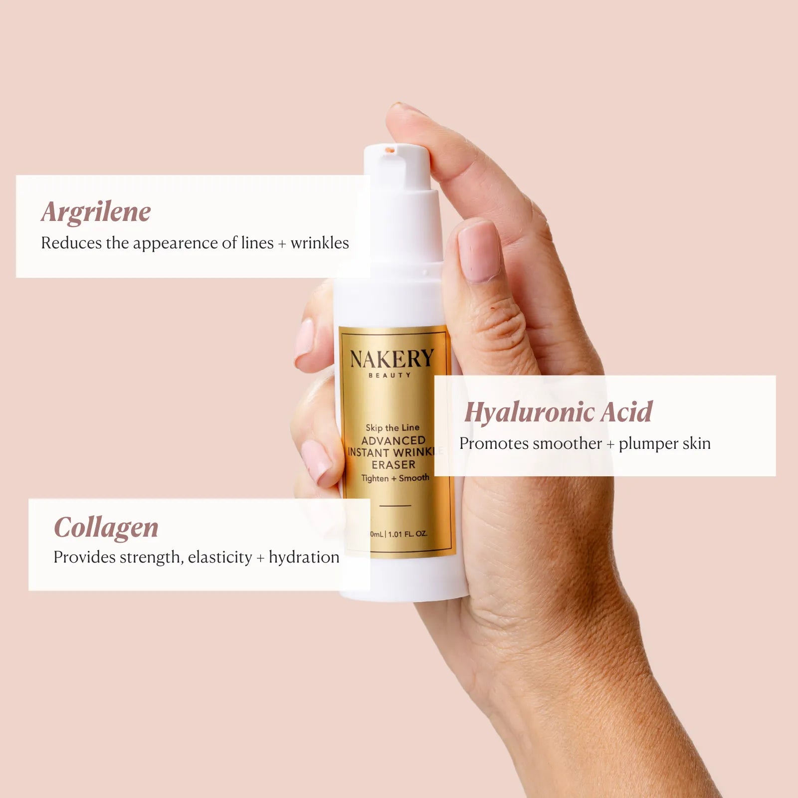 Skip the line-advanced instant wrinkle eraser - ingredients