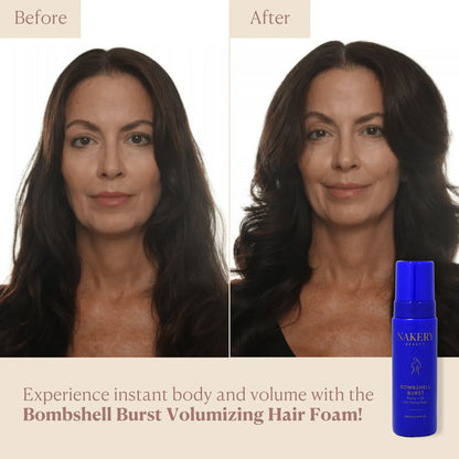 Bombshell Burst Plump + Lift Hair Styling Foam - Nakery Beauty