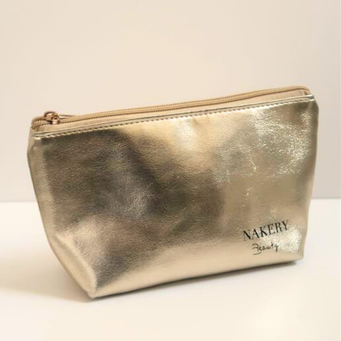 Gold Nakery Cosmetic Bag