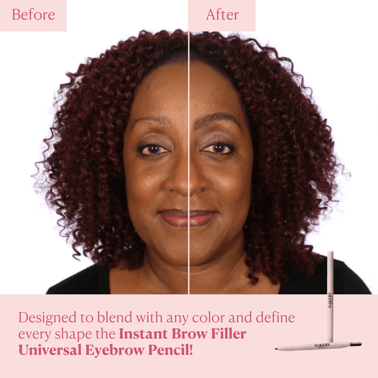 Instant Brow Filler Universal Eyebrow Pencil (Duo) - Nakery Beauty