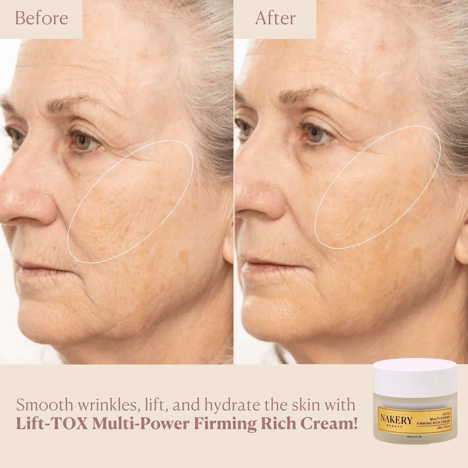 Lift-Tox Multi-Power Firming Rich Cream - Nakery Beauty