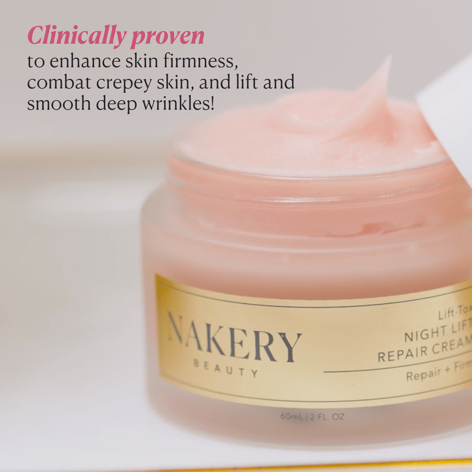 Lift - Tox Night Lift Repair Cream - Nakery Beauty