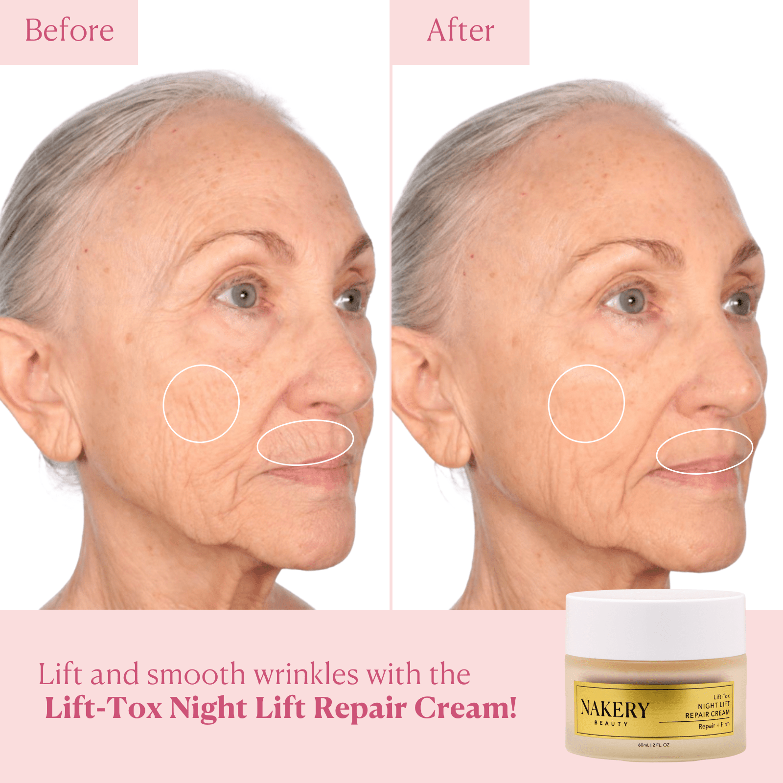 Lift - Tox Night Lift Repair Cream - Nakery Beauty