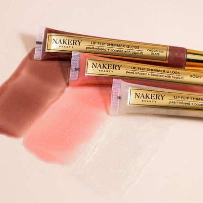 Lip Flip Shimmer Gloss Bundle - Nakery Beauty