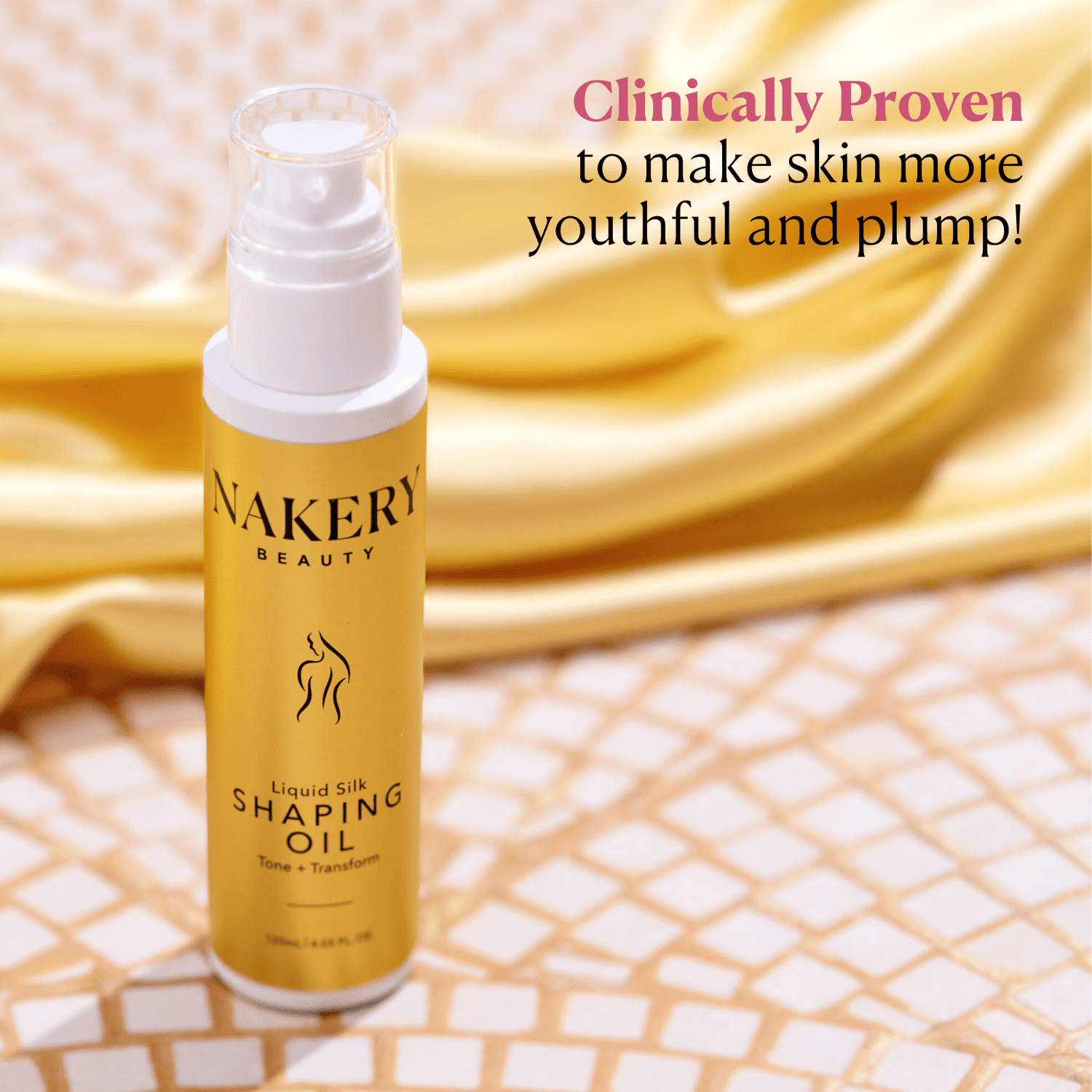 Liquid Silk Shaping Body Oil - Nakery Beauty