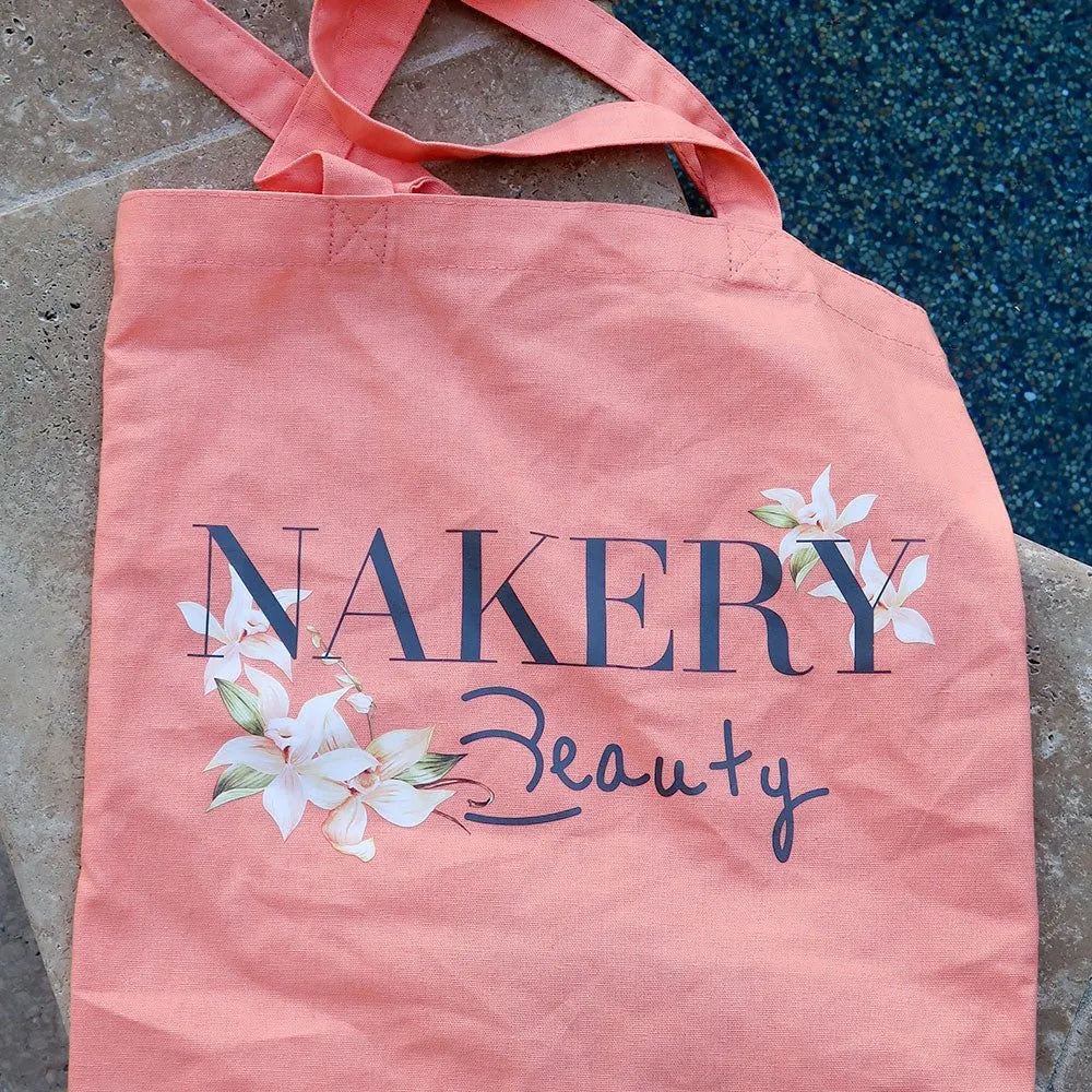 Peach Tote Bag - Nakery Beauty