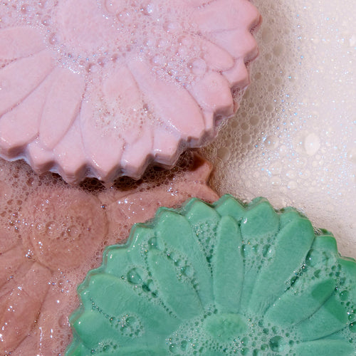 Peptide-Infused Flower Soap - Nakery Beauty